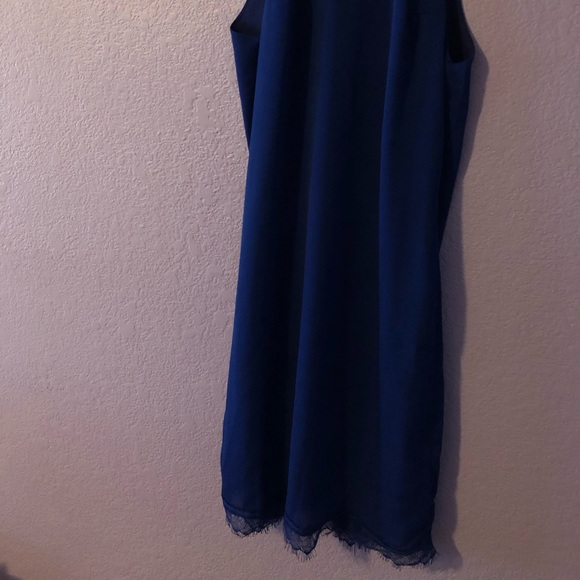 Royal blue semi-formal mini dress - Picture 4 of 4